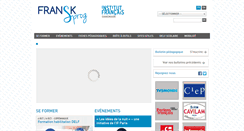 Desktop Screenshot of fransksprog.dk